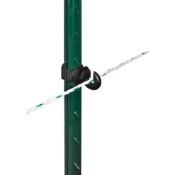 Seilisolator T-Post für 10 mm schwarz