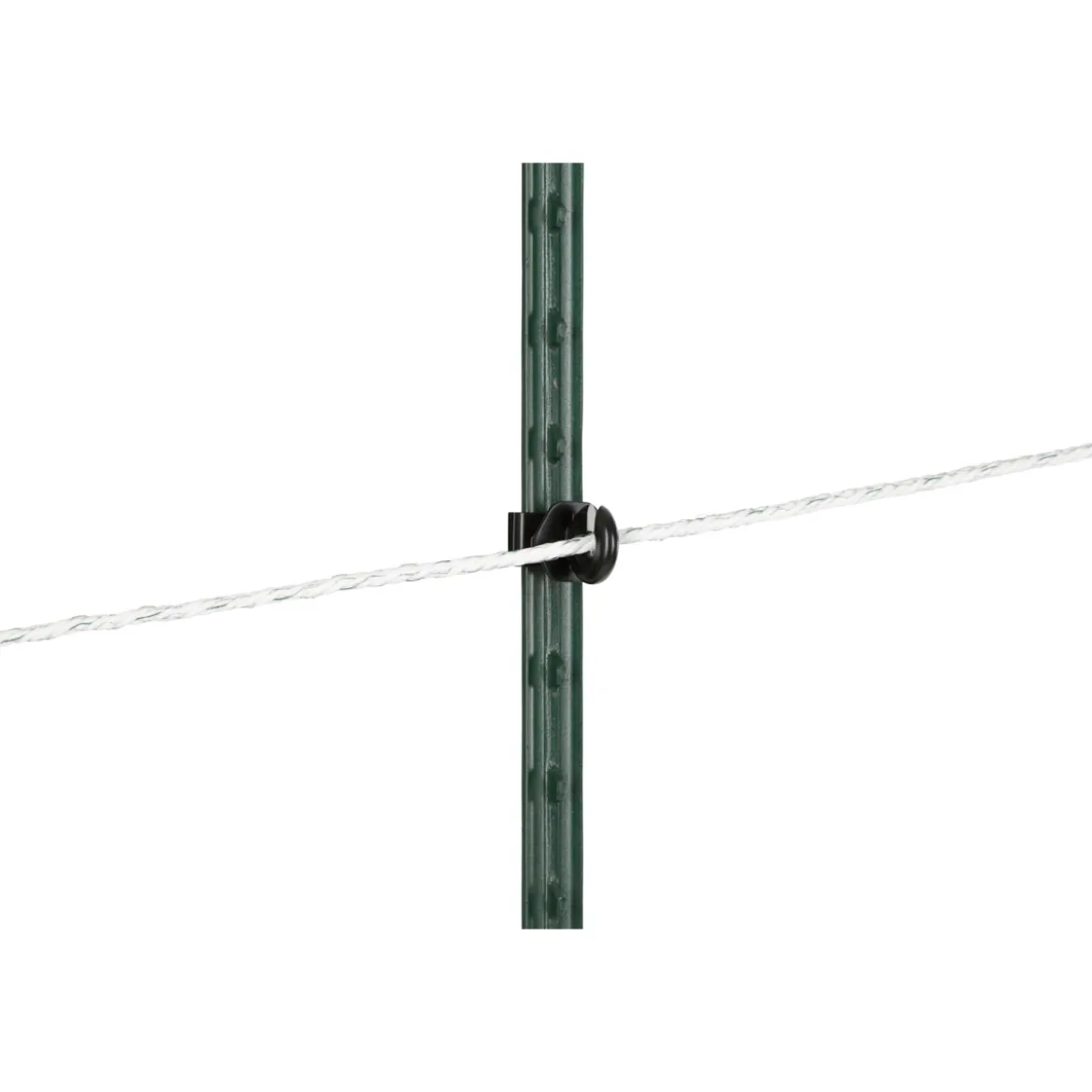 Seilisolator T-Post für 10 mm schwarz