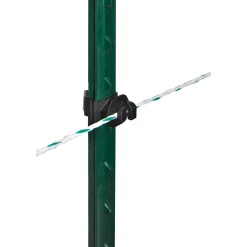 Seilisolator T-Post für Durchmesser 8 mm 25 Stück schwarz