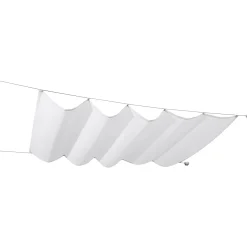 Seilspann-Markise 270 x 140 cm weiß inkl Montagematerial