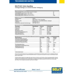 SelitSELITFLEX 1,6 mm AquaStop Parkett-/Laminatunterlage 15m²