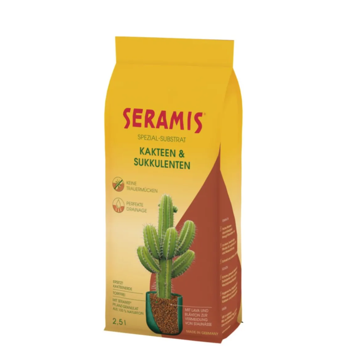 SERAMIS Substrat Kakteen/ Sukkulenten 2,5 L