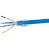 S/FTP-Netzwerkkabel Cat8.1 25m blauunkonfektioniert