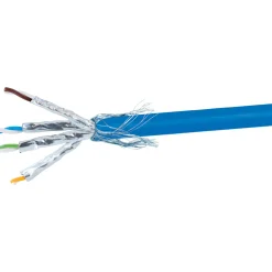 S/FTP-Netzwerkkabel Cat8.1 25m blauunkonfektioniert