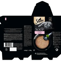 Sheba Katzensuppe mit Lachs 4 x 40 g