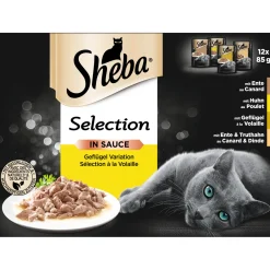 ShebaKatzenfutter-Vorratspack Selection Geflügel Variation 12 x 85g