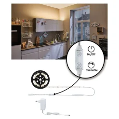 Simp LED Power Set inkl. Dimm/Switch 17W230/24V DC ws Kst.