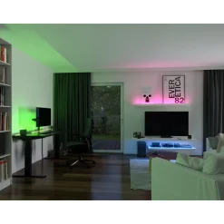 SimpLed COB Strip Set 1,5m RGB 12W230/12V DC weiss Metall