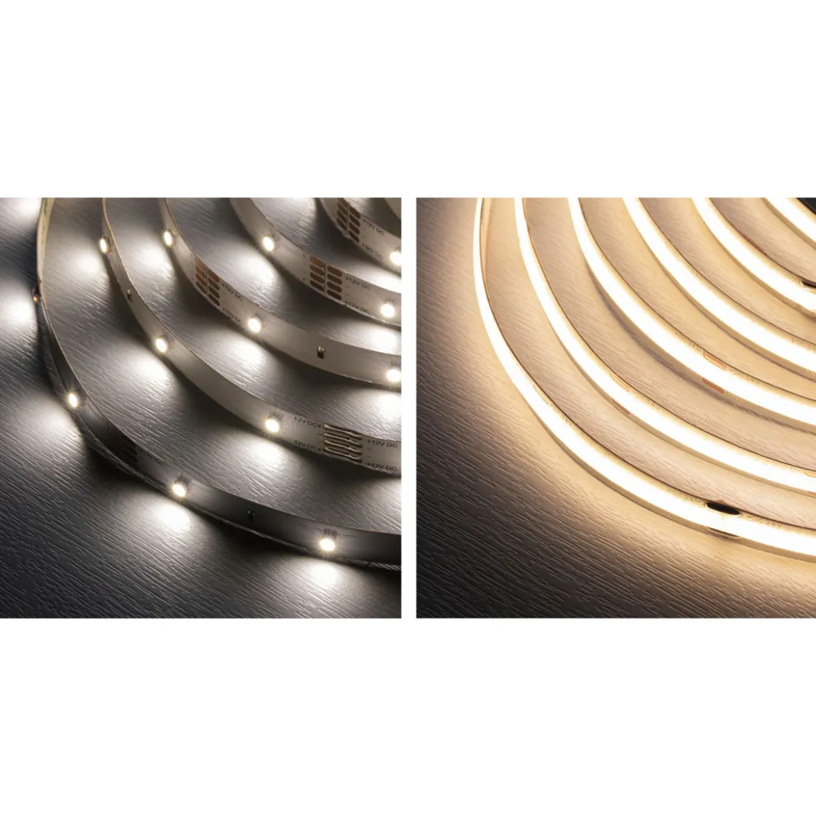 SimpLed COB Strip Set 1,5m RGB 12W230/12V DC weiss Metall