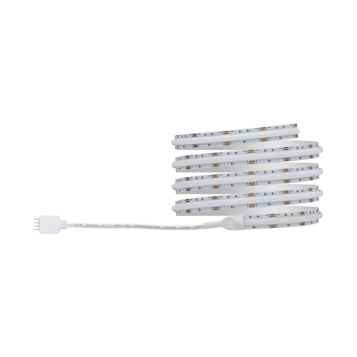 SimpLed COB Strip Set 1,5m RGB 12W230/12V DC weiss Metall