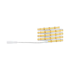 SimpLED COB Strip Set 1,5m warmweiss 7W230/12V DC weiss Metall