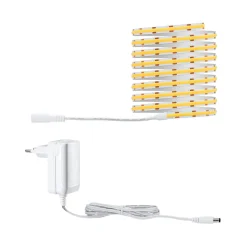 SimpLED COB Strip Set 3m warmweiss 11W230/12V DC weiss Metall