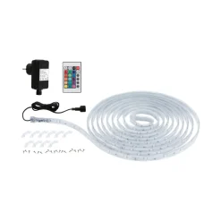 SimpLED Outdoor Stripe Set 5m RGB 13W230/24V DC Transparent Kst