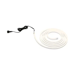 SimpLED Outdoor Stripe Set 3m Warmweiss12W 230/24V DC Weiss Kst