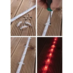SimpLED Outdoor Stripe Set 3m RGB 8,5W230/24V DC Transparent Kst