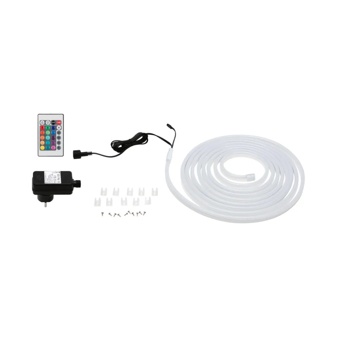 SimpLED Outdoor Stripe Set 5m RGB 30W230/24V DC Weiss Kst