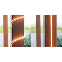 SimpLED Outdoor Stripe Set 5m Warmweiss20 W 230/24V DC Weiss Kst