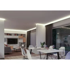 SimpLED Stripe Set 5m RGB Zigbee 230/12VDC Weiss Metall Kst