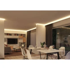SimpLED Stripe Set 5m RGB Zigbee 230/12VDC Weiss Metall Kst
