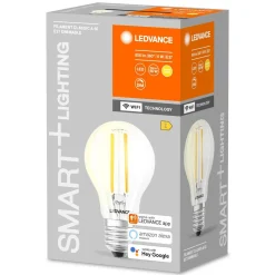 SMART+ WIFI Gluehlampenform 60W Ers. E27806 Lumen DIM Vollglas