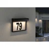 Solar HausNr.-Leuchte Dayton II SchwarzIP44 3000K
