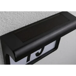 Solar HausNr.-Leuchte Dayton II SchwarzIP44 3000K