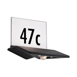 Solar HausNr.-Leuchte Yoko BWM Anthr.IP44 3000K 150lm