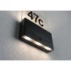 Solar Hausnummer Neda PIR AnthrazitIP44 3000K