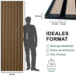 Sonido Elements FSC Oiled oak2440x560x18mm FSC
