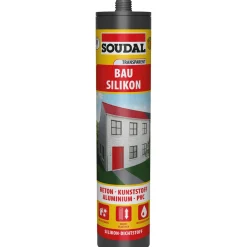 Soudal Bau und Fenster Silikon transparent