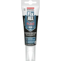 Soudal Montagekleber Fix ALL Flexi Kleben und Verfugen weiß