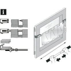 Spannvitrage 9 mm Zylinder 60-90 titan