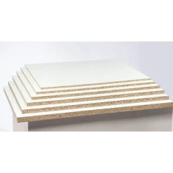 Spanplatte 280 x 207 x 1,9 cm weiß