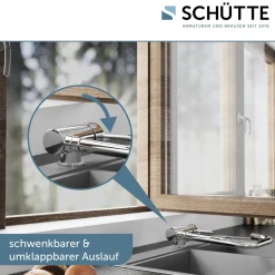SP-Armatur Window chrom schwenkbar Cold-Start u. Unterfenstermontage umklappbar