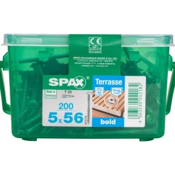 Spax Terrassenschraube Bold Zierkopf 5 x 56 mm 200 Stück