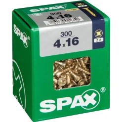 Spax Universalschrauben Yellox Senkkopf 4 x 16 L 300 Stück