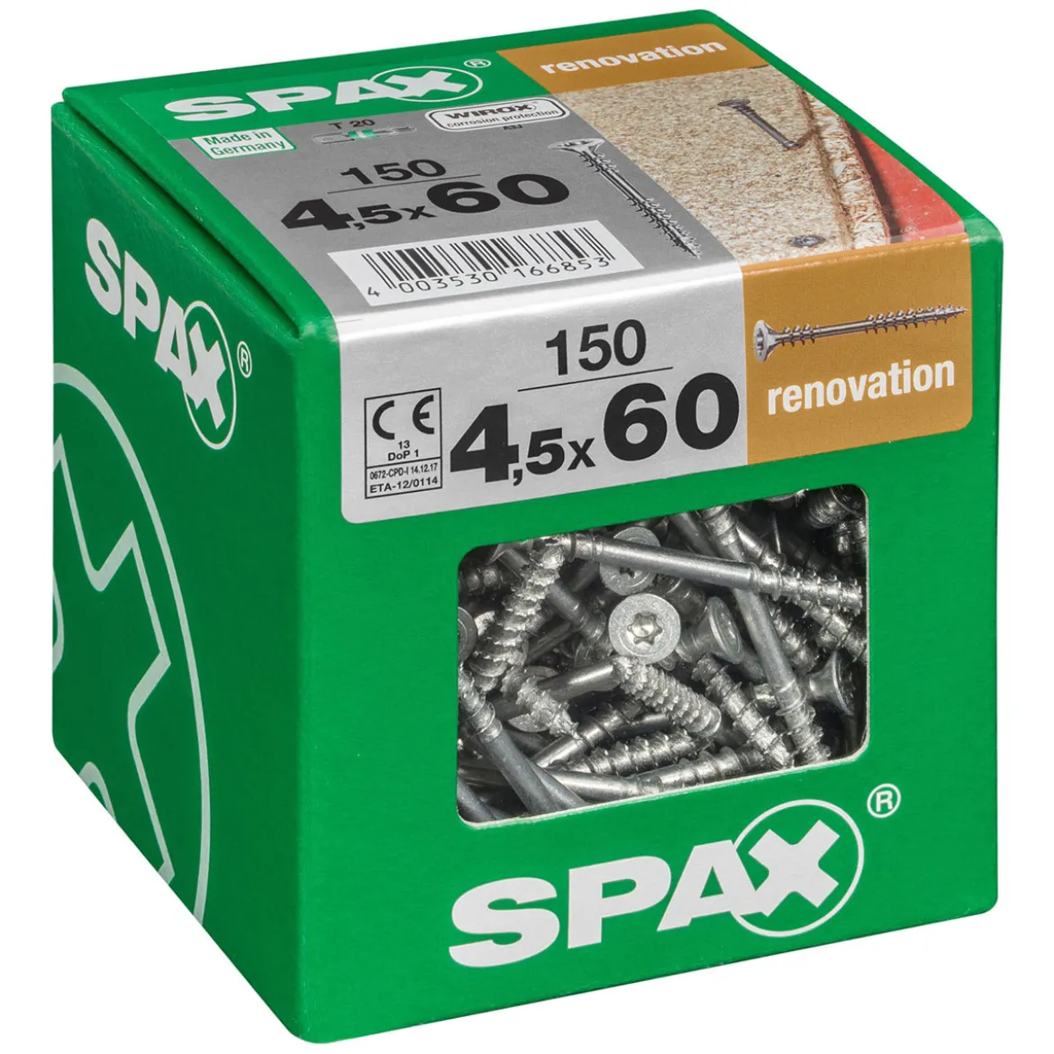 Spax Verlegeschraube WIROX Senkkopf