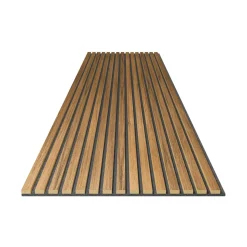 SPECHT Deluxe Akustik Paneel Eiche Vint.2500x600x21mm,8mm Akustik Filz starr,13L