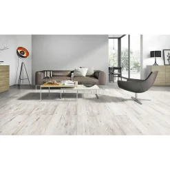 SpechtLaminatboden Classic Ruester weiß 128,6 x 19,4 cm