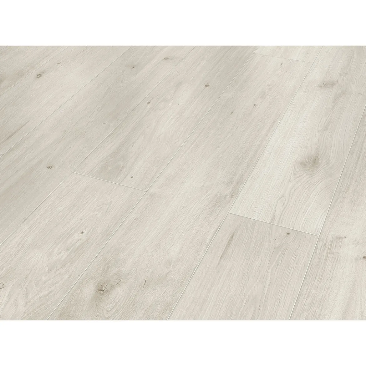 Specht Laminatboden Deluxe Aqua Eiche weiß 128,5 x 19,2 cm
