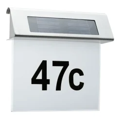 Special Solar Hausnummernleuchte 0,2WEdelst./Weiss Edelstahl/Acryl IP44