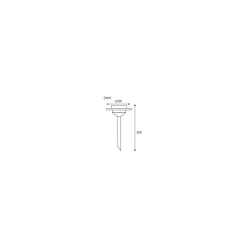 Special Solarspiess Ufo IP44LED 1x0,2WES/Klarglas