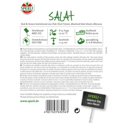 Sperli Asia-Salatmischung Red und Green 5 m Saatband