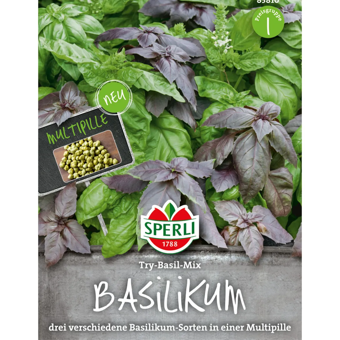 Sperli Basilikum Simply Herb Try-Basil-Mix