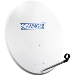 Stahl-Spiegel 80 cm weiss mit Logo