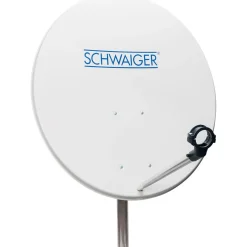 Stahl-Spiegel 80 cm weiss mit Logo