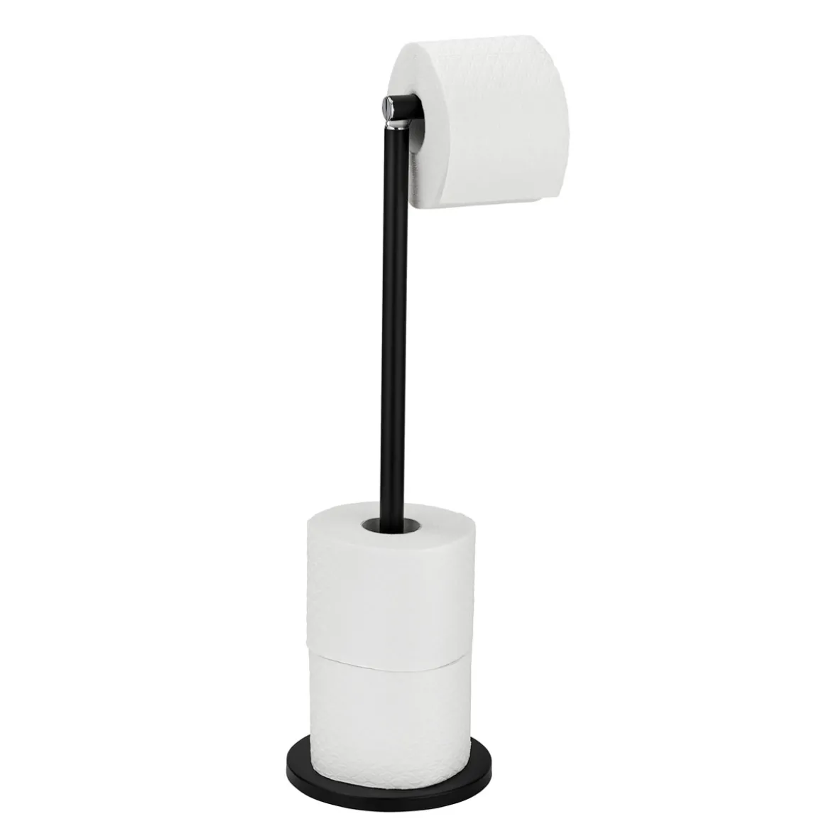 Stand Toilettenpapierh 2in1 schwarzmatt