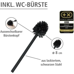 Stand WC-Garnitur Rivalta, schwarz