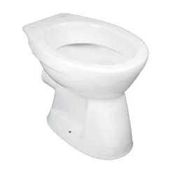 Stand-WC Uni Flachspüler weiß