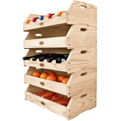Stapelkiste Maxi für Obst und Gemüse ca. 59 x 38 x 18 cm